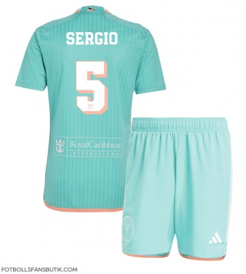 Inter Miami Sergio Busquets #5 Replika Tredje Tröja Barn 2024-25 Kortärmad (+ Korta byxor)